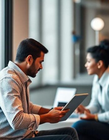 Professional networking and B2B outreach meeting