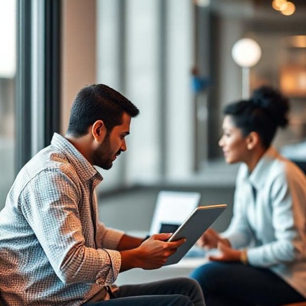 Professional networking and B2B outreach meeting