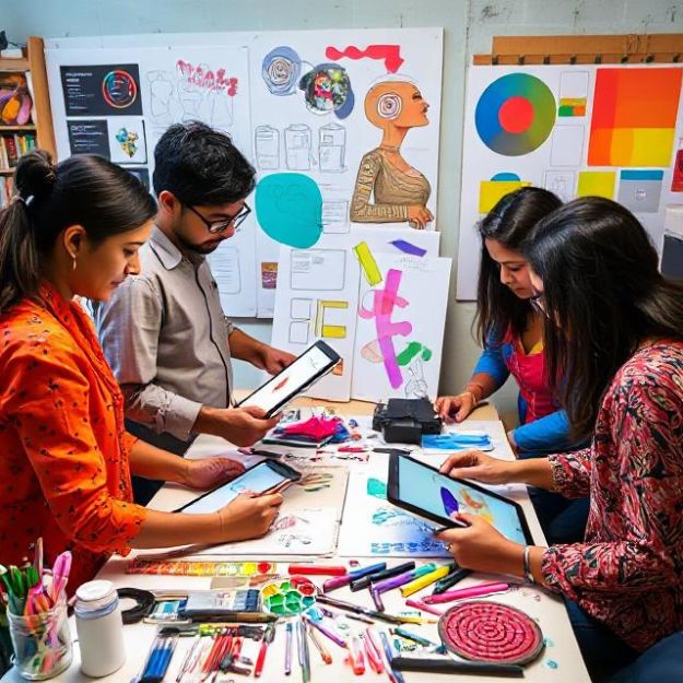 Innovative creators blending art and technology to elevate brand identity